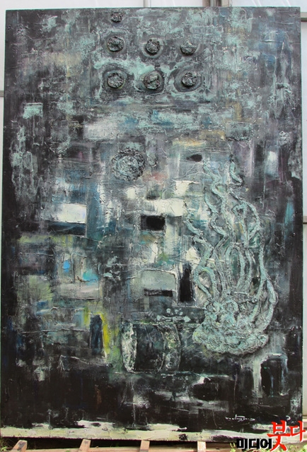 ̵,  Ҹ1(112.1X162.2cm Mixed media 2001).jpg