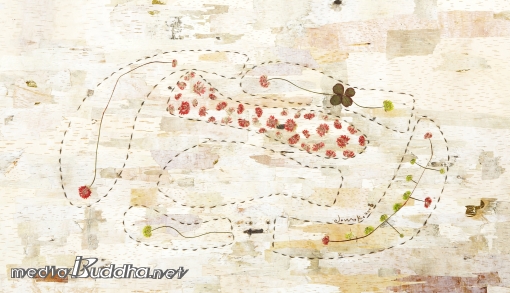 ��ȭ ���� 47*77.5cm ��������, �䳢Ǯ, ���� 2008