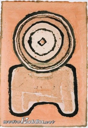 001_ѹ̻̼ ǰ, , Composition, 1972, Painting Collage on Paper, 86x60cm