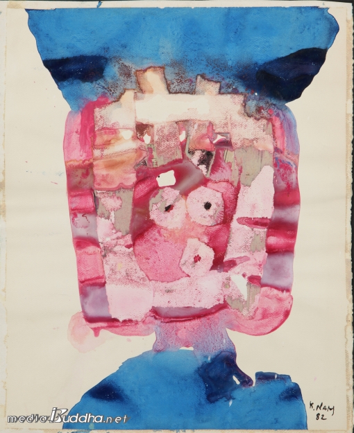 ����untitled ���̿� ä��Light color on paper 40.5x32.5cm 1982