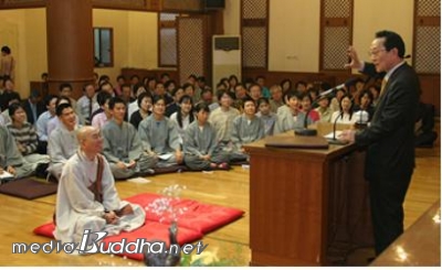 Áö³ÇØ ºÀÃà¹ý¿ä½Ä¿¡ Âü¼®ÇØ ÃàÇÏÀλ縦 ÀüÇÑ °æµ¿±³È¸ ¹ÚÁ¾È ¸ñ»çÀÇ ¸ð½À